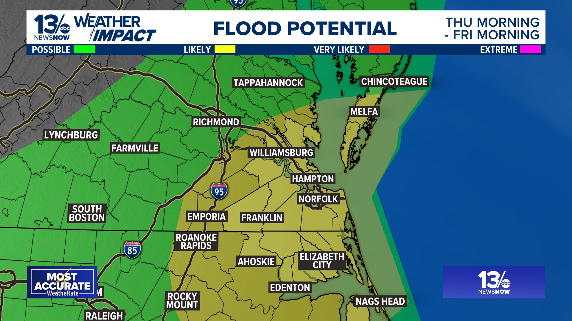 Flash flood warnings expire in Hampton Roads | 13newsnow.com