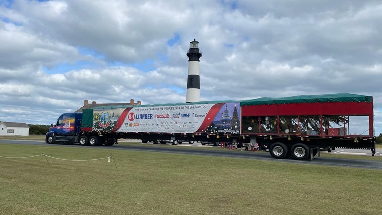 U.S. Capitol Christmas Tree makes stops in Hampton Roads, Outer Banks