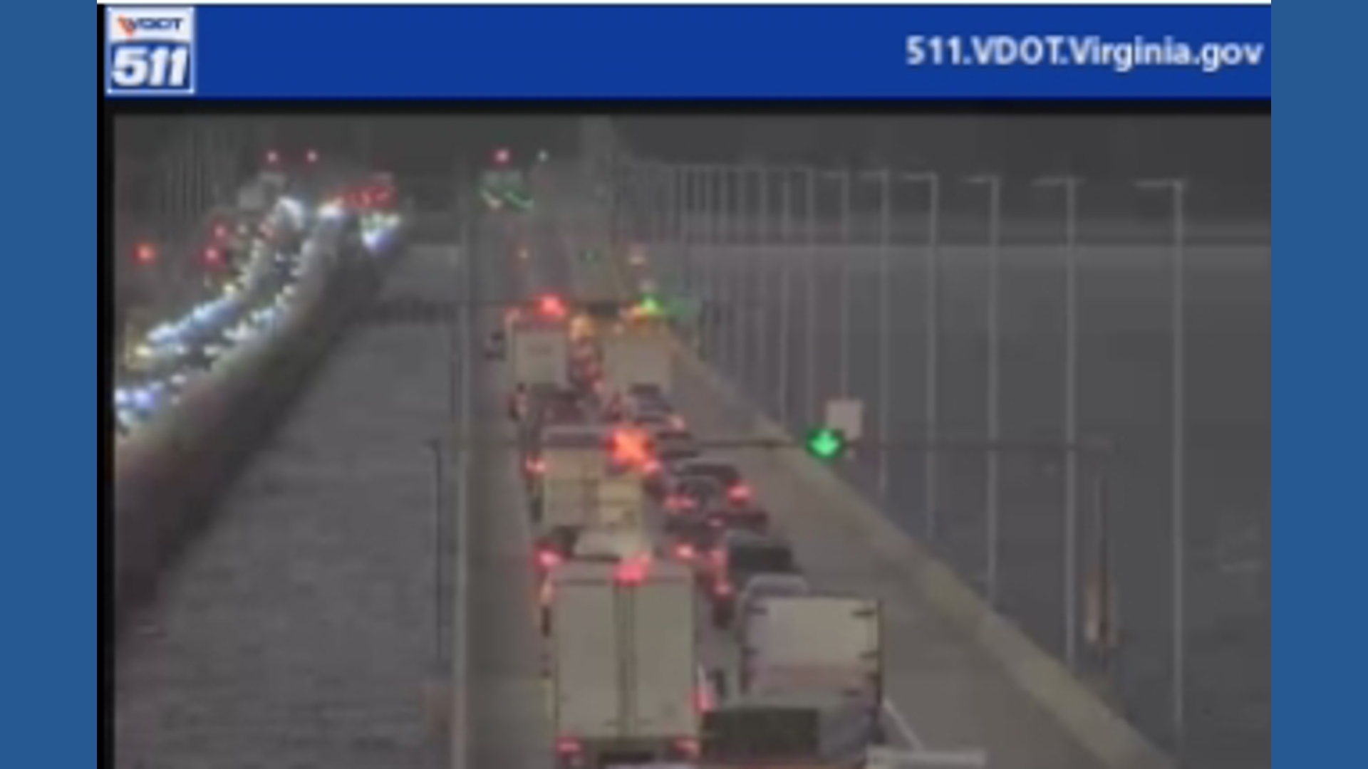 ◆ガラケー 約66台 まとめ　911 All southbound lanes reopen after crash on I-664 in Newport News