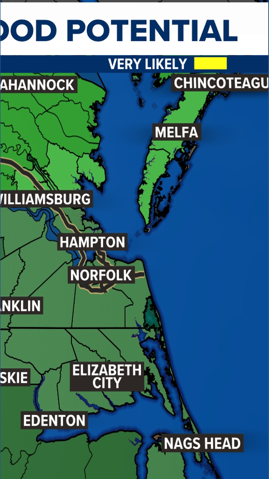 Flood watch, severe thunderstorm warning issued for Hampton Roads ...