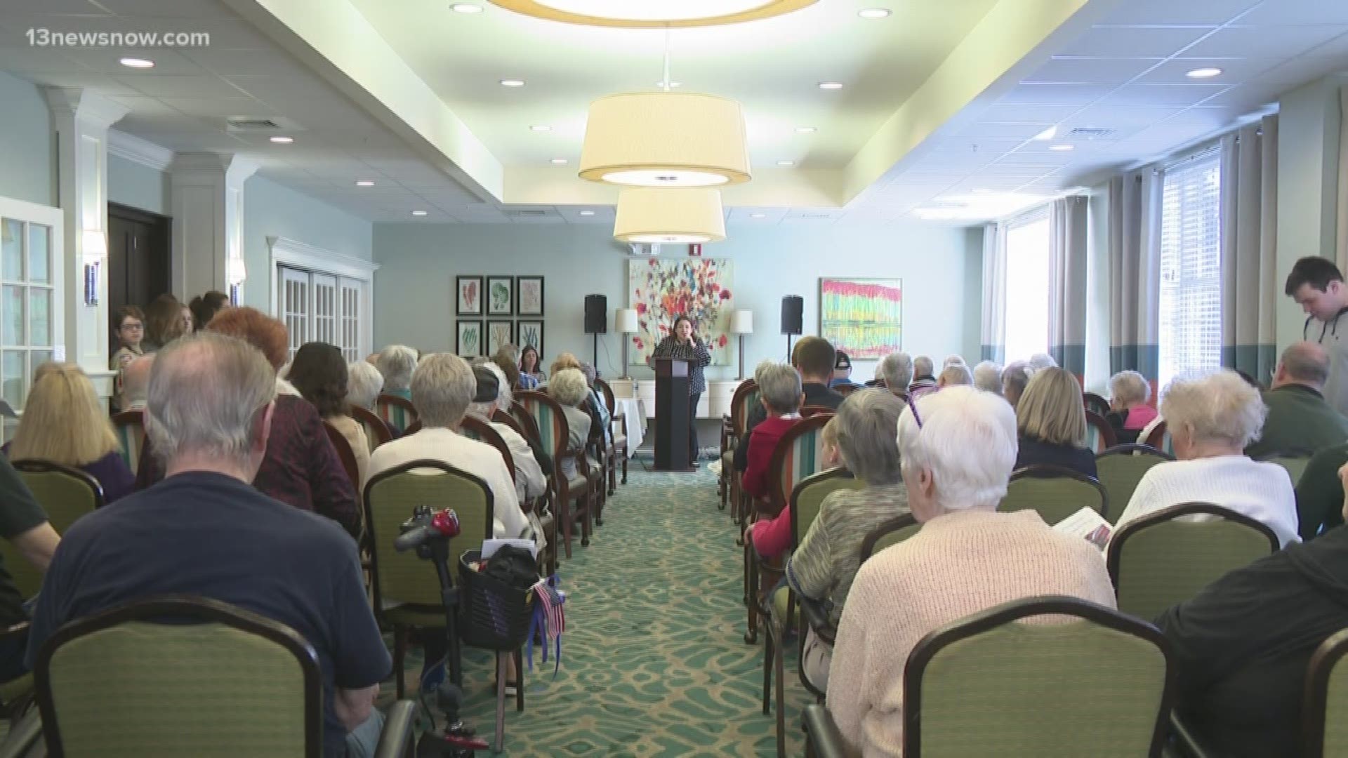The senior living community First Colonial Inn is home to more than 130 veterans and their spouses, making Veterans Day an important holiday for its residents.