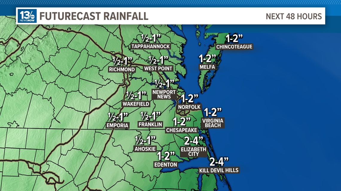 Hampton Roads, Virginia Weather Forecast