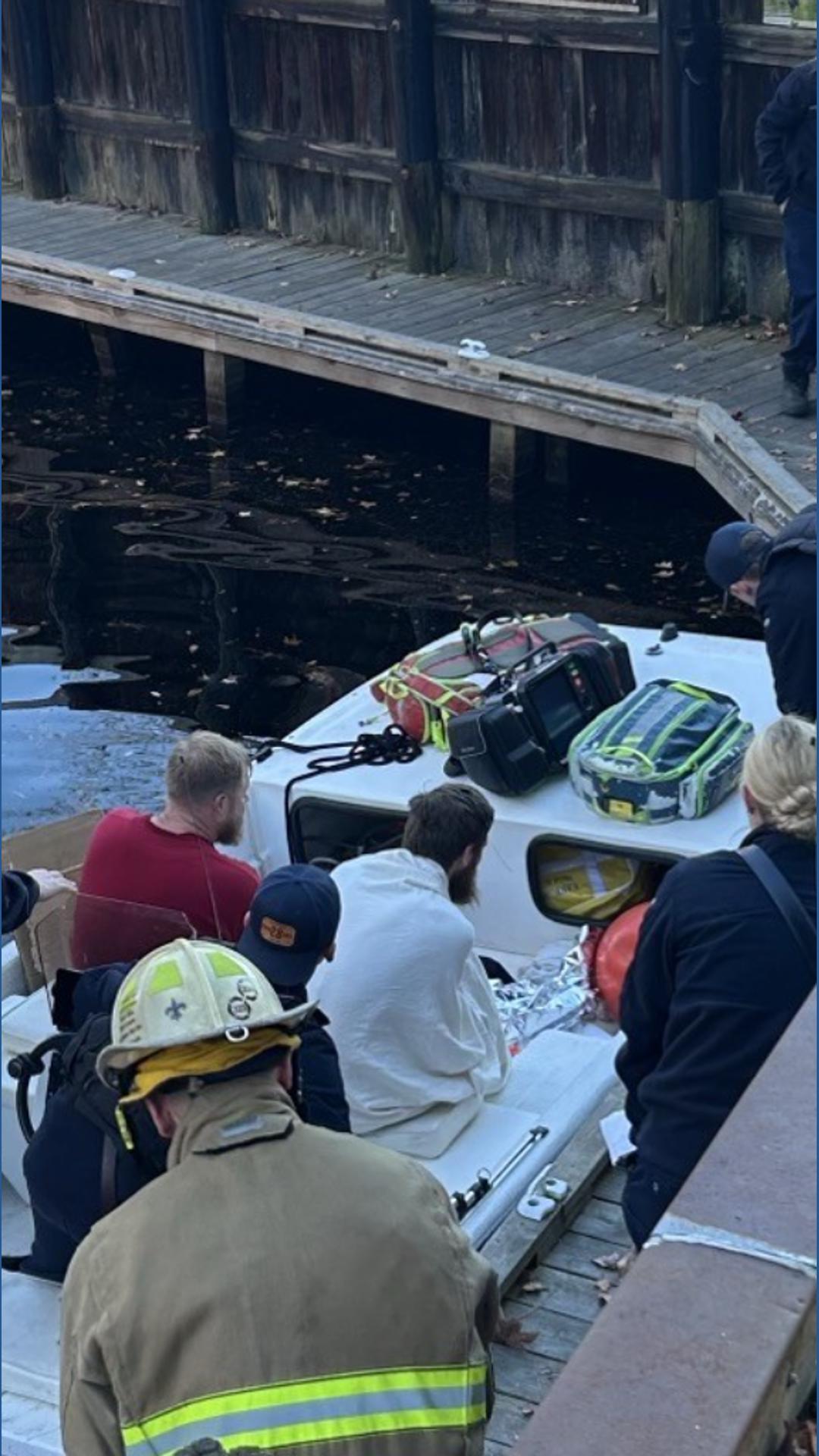 3 rescued after boat overturns on Lake Drummond in Chesapeake ...