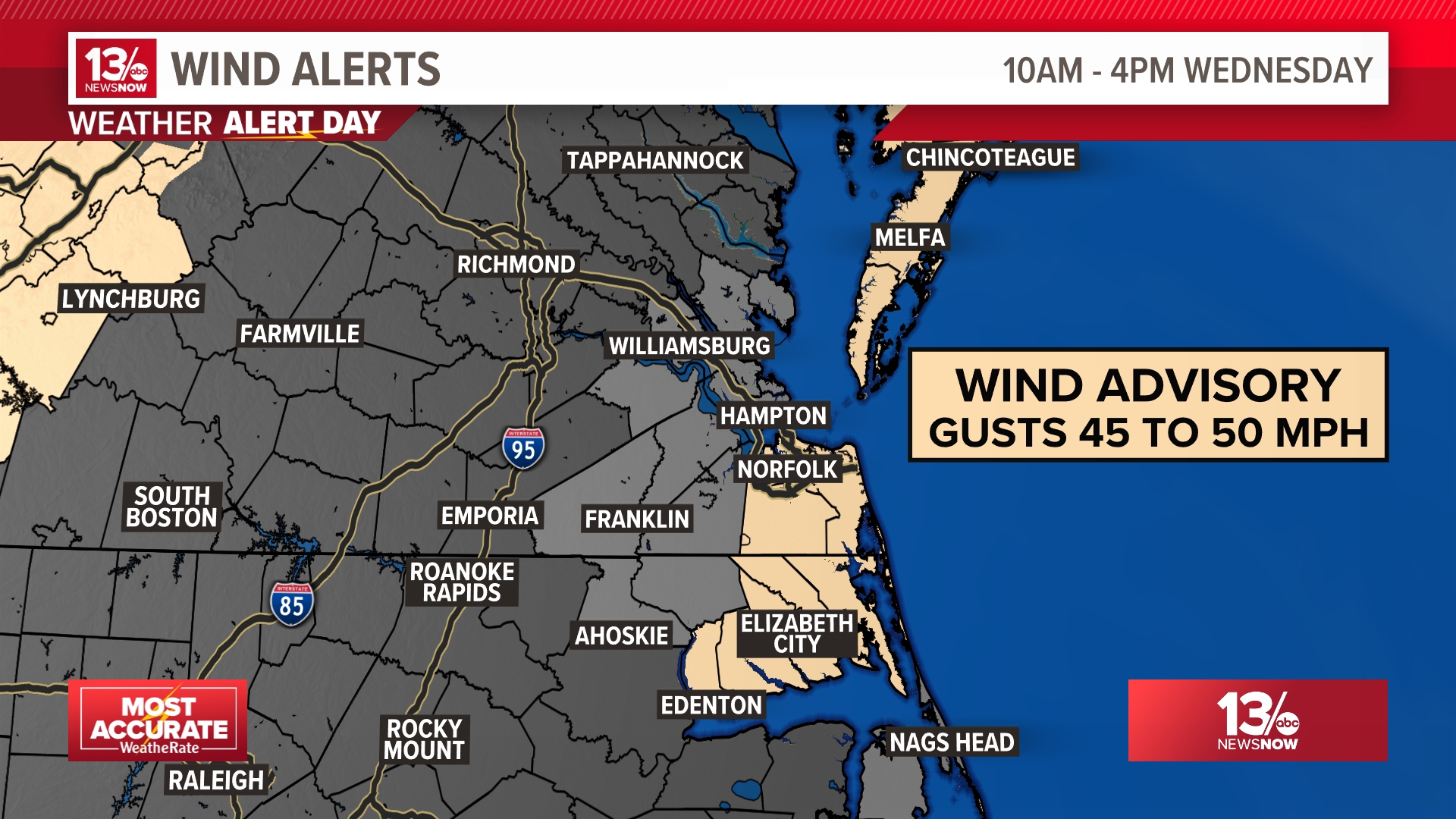 Wednesday declared a Weather Alert Day for severe thunderstorm threat ...
