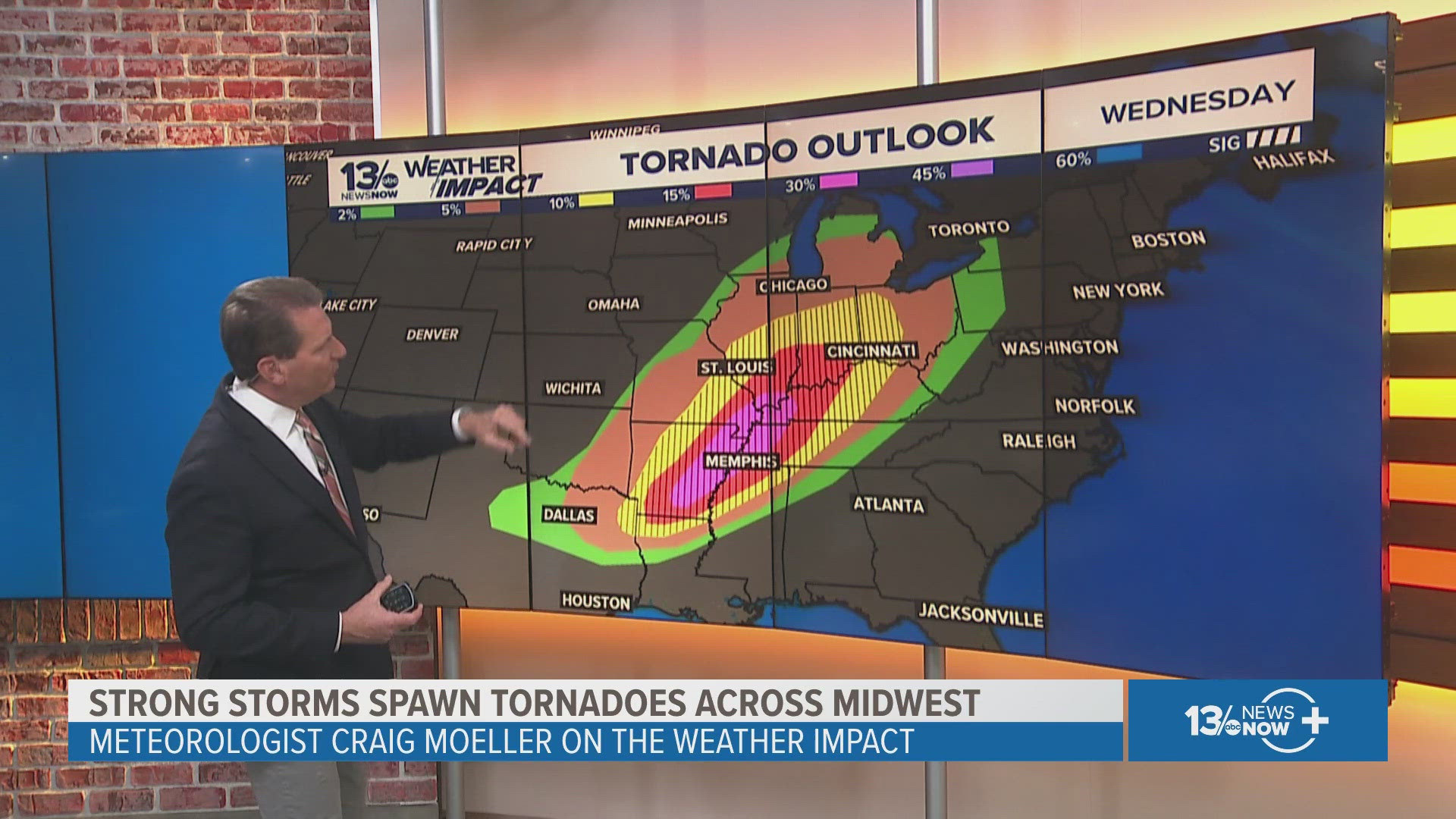 Midwest, South face severe weather threat this weekend | 13newsnow.com
