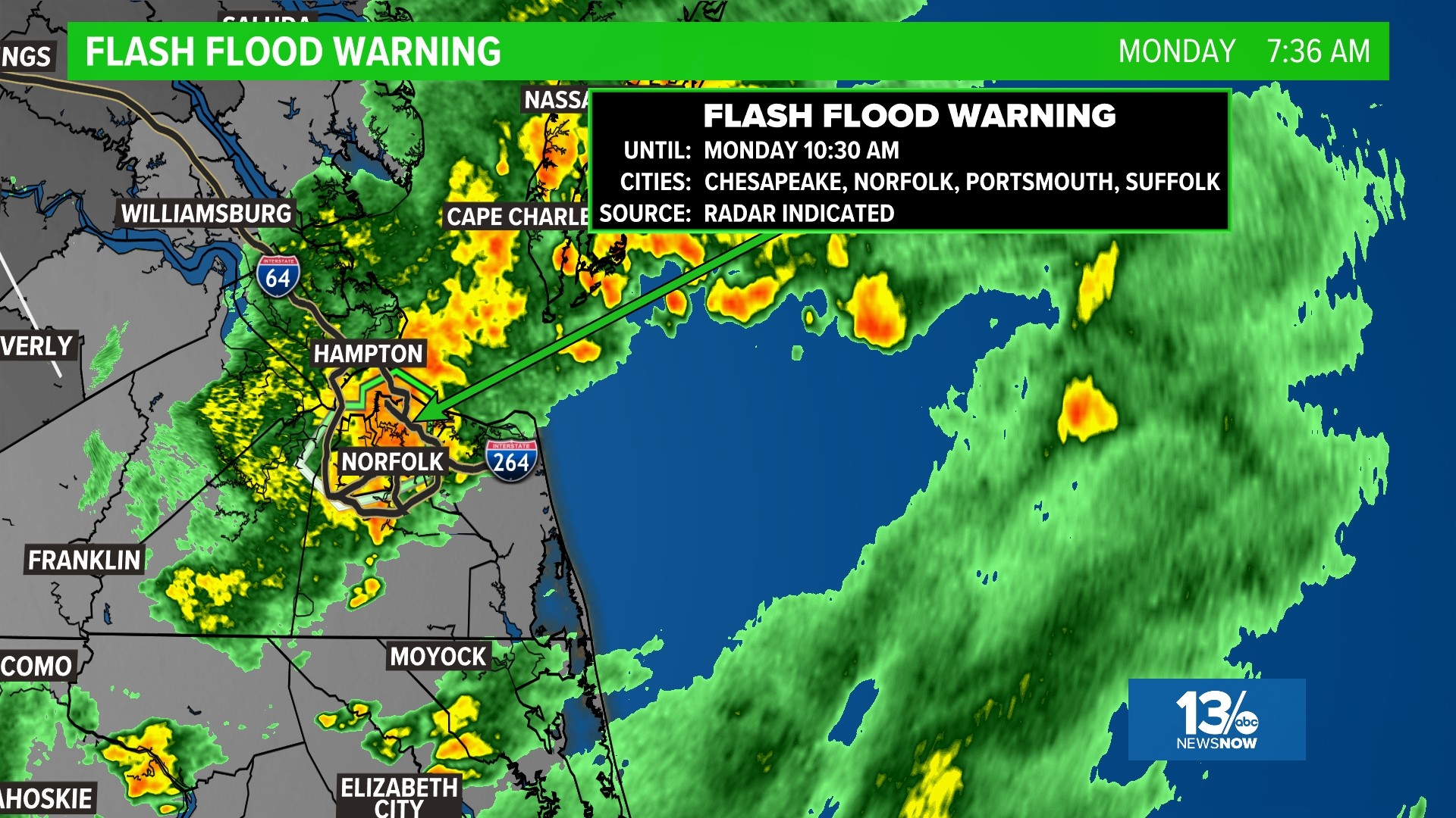 Flash Flood warning expires for Norfolk, Chesapeake, Suffolk, and ...