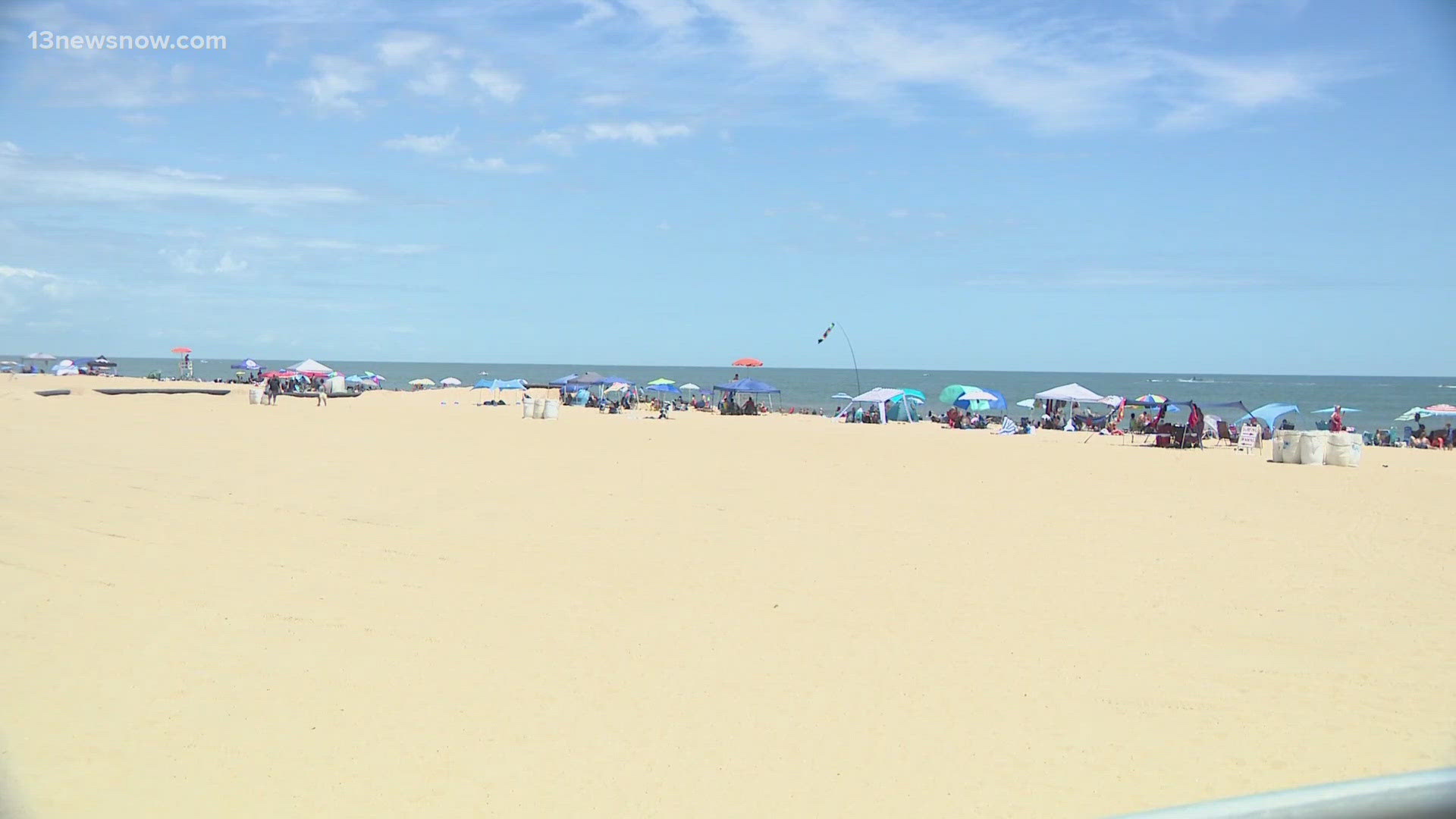 This comes as thousands of people are getting ready to visit Hampton Roads beaches tomorrow on the Fourth of July.