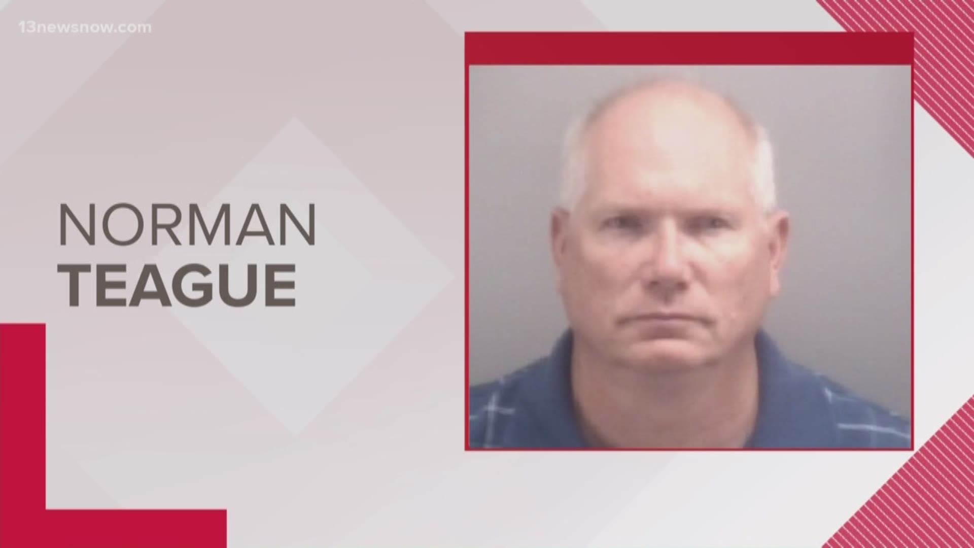 Virginia Beach police officer Norman Teague faces two counts of forging a public record. He's on administrative duty pending the outcome of the investigation.