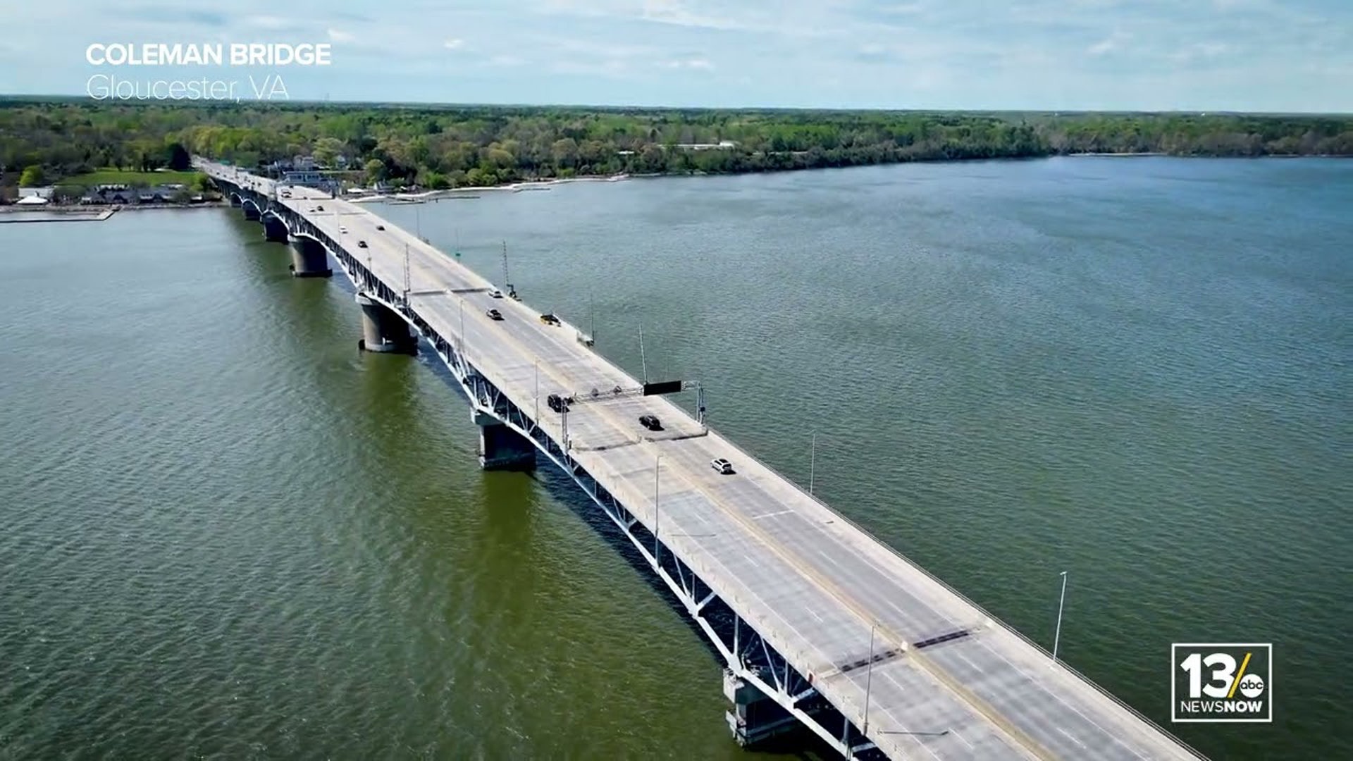 A drone's eye view of the scenic sights across Hampton Roads, Virginia.