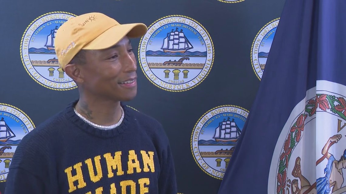 Pharrell urges Norfolk to speed up Military Circle development