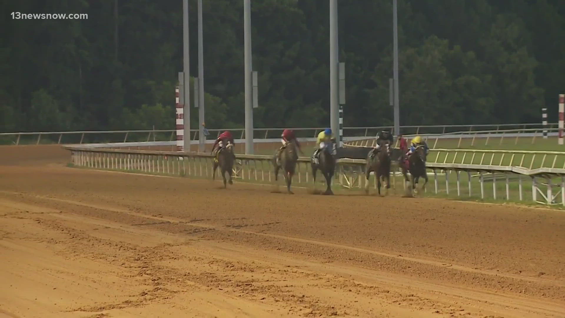 Over in New Kent County, Colonial Downs is opening up with another horse racing season and other events.