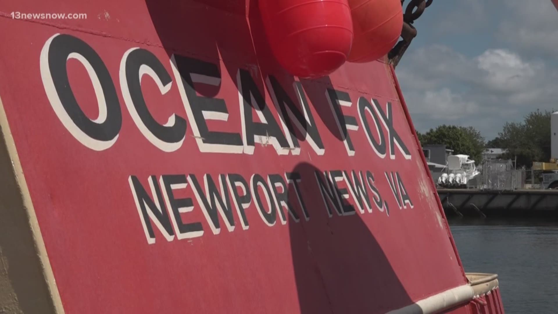 Chesapeake Bay Packing along with other vendors are collecting a boatload of supplies in a 92-foot scallop boat called Ocean Fox. The Ocean Fox will take the supplies to the Abaco Islands.