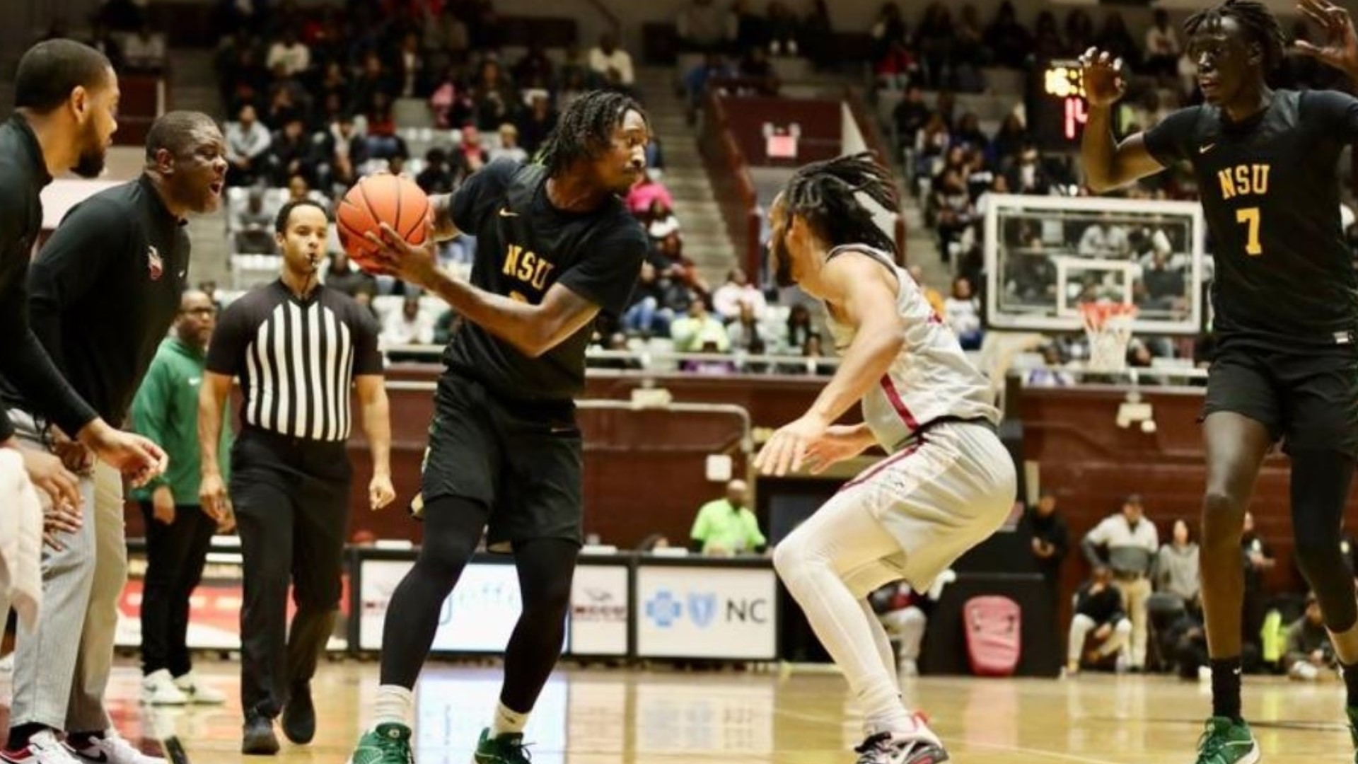 Norfolk State started the second half slow, going nearly four minutes before its first score. The lull allowed North Carolina Central to claw its way back.