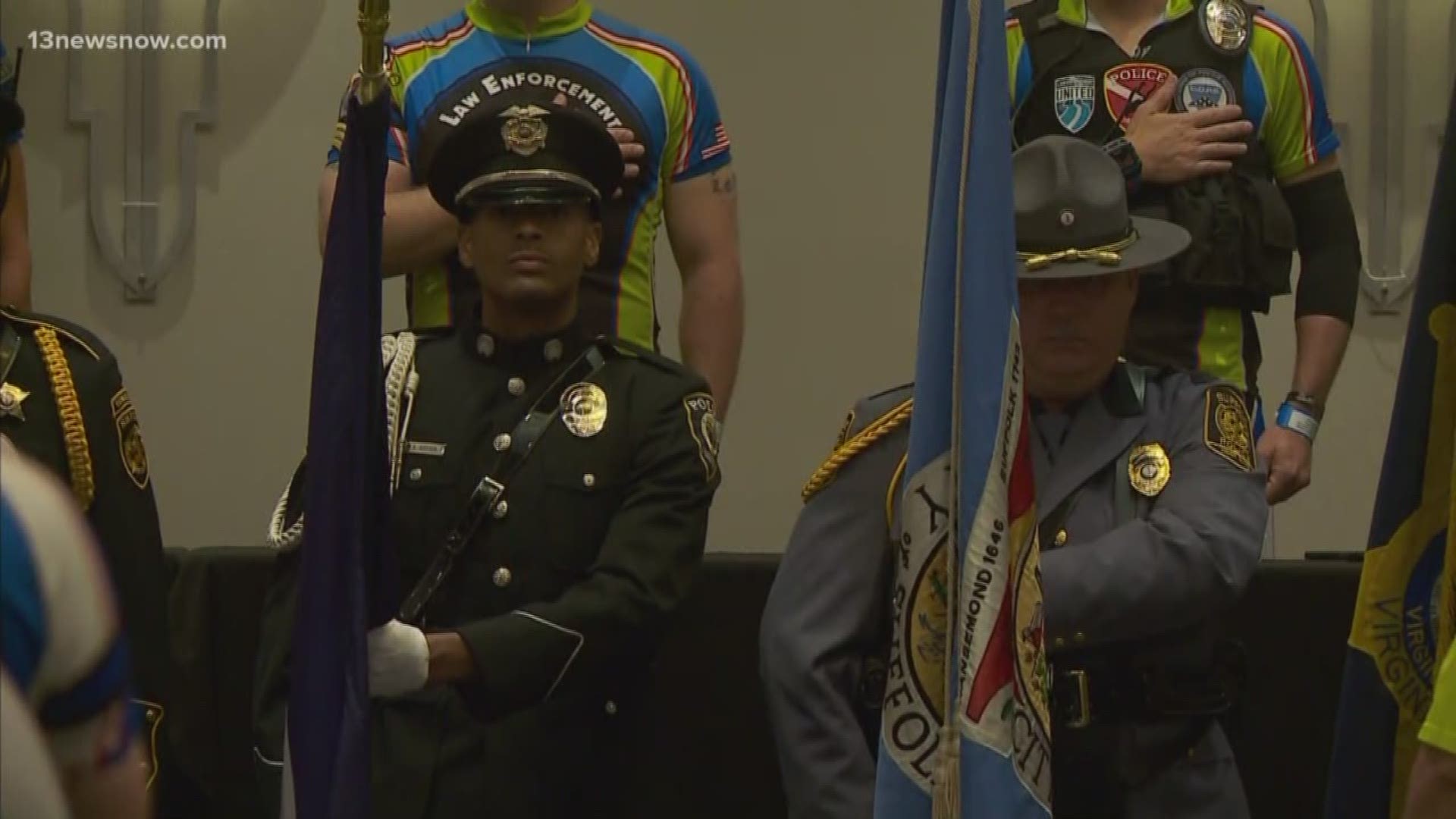 The Road to Hope bike road kicked off with 400 bikers riding to D.C. to remember fallen law enforcement officers.
