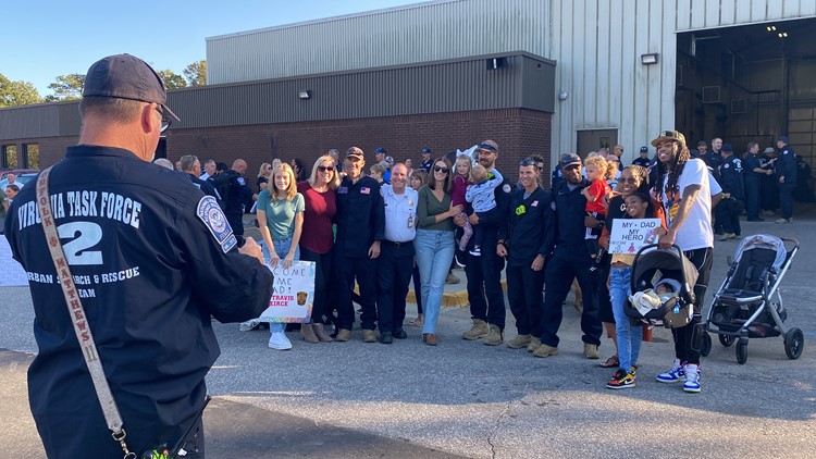 Virginia Task Force 2 returns to home after two-week rescue mission in Florida