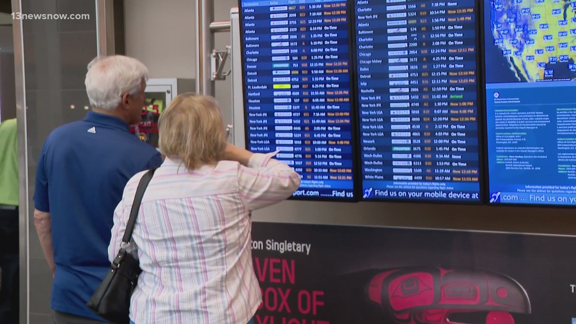 Cancellations and delays are a problem airports up and down the East Coast are seeing after the long holiday weekend.