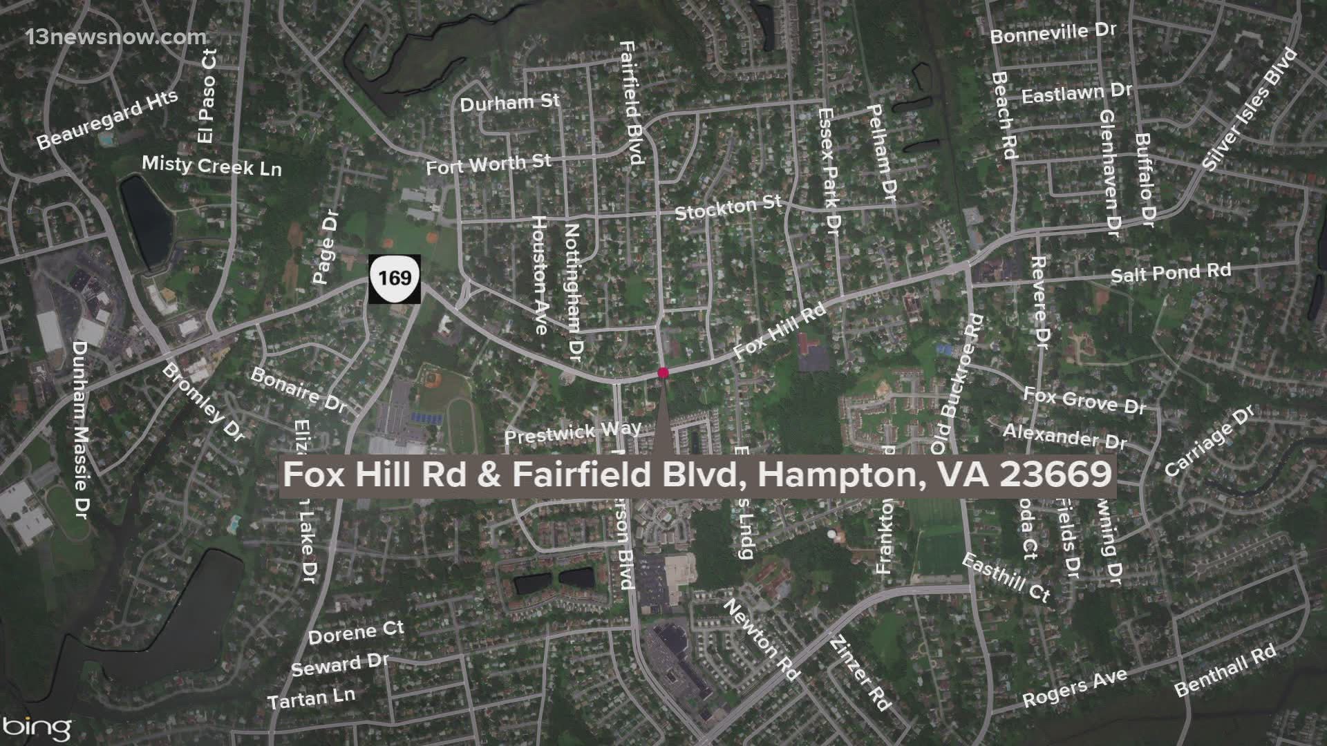 The shooting happened near Fox Hill Road and Fairfield Boulevard. One of the men is believed to be in critical condition.