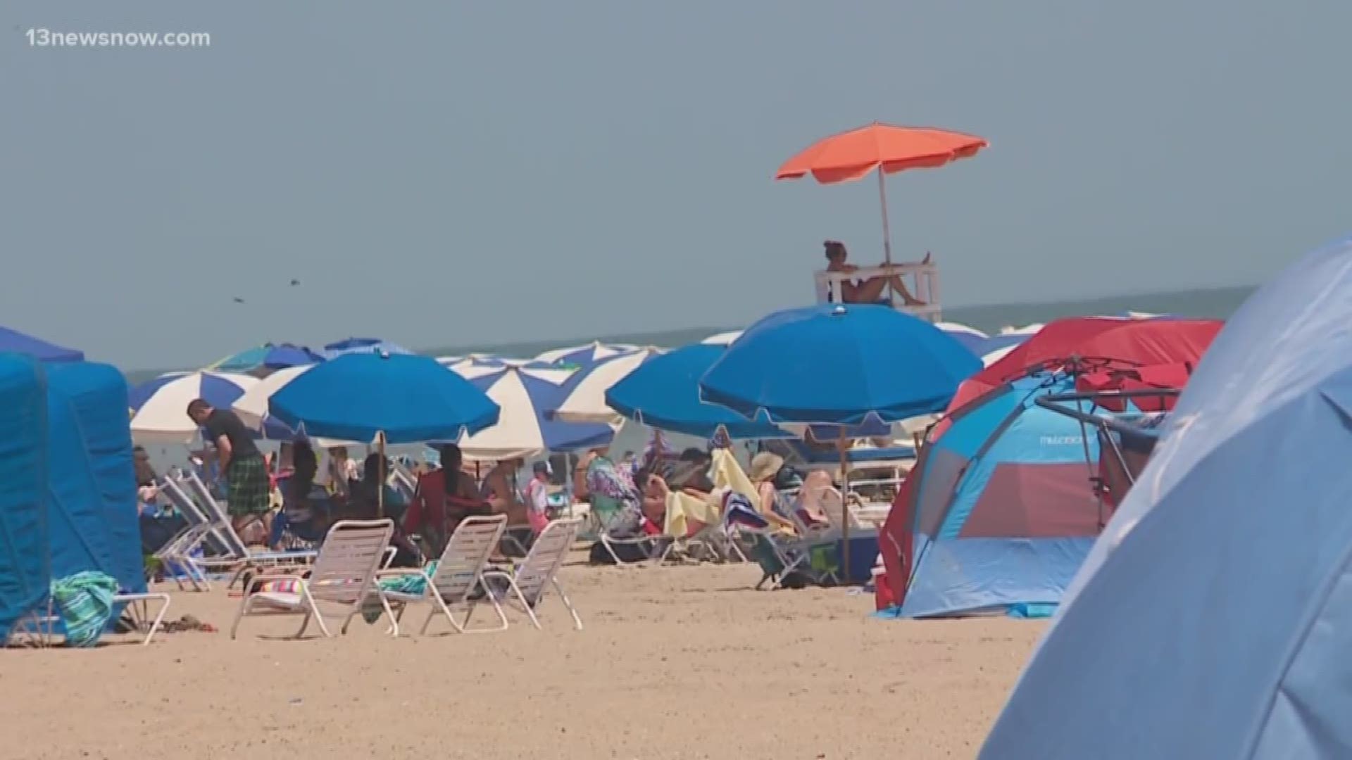 Senators Tim Kaine and Mark Warner are working to get a safety campaign started for beach umbrellas. It's an issue that has turned deadly in Hampton Roads.