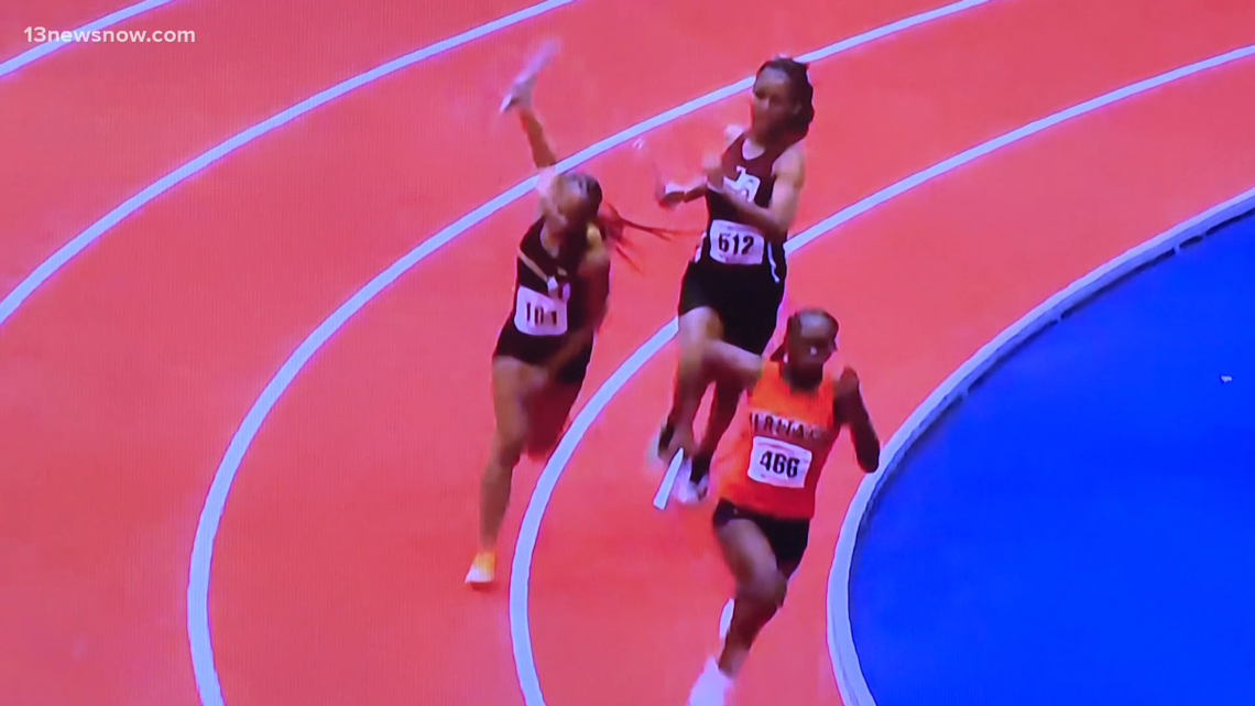 Portsmouth student-athlete strikes runner with baton at VHSL championships; father says it was accidental