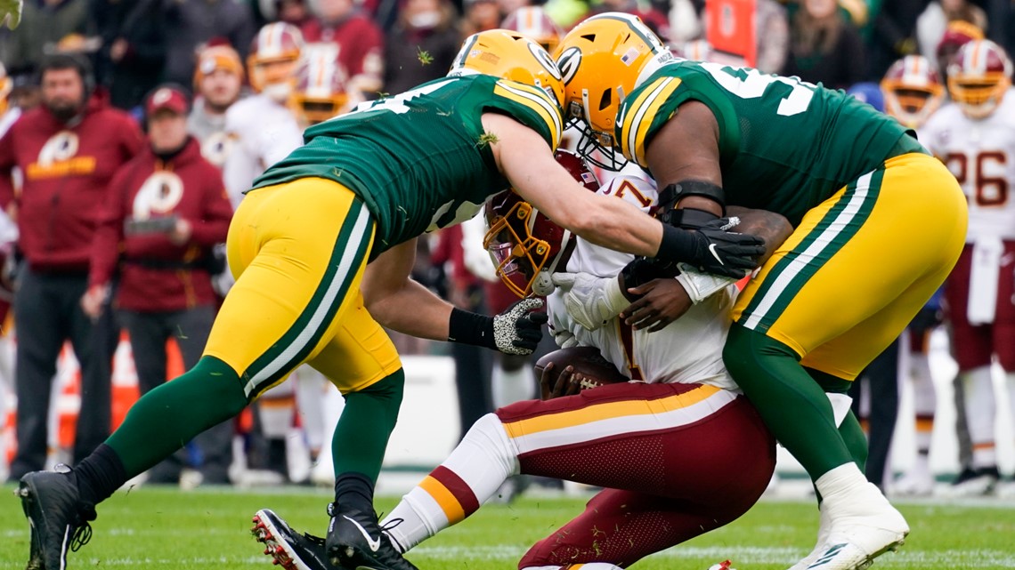 Download Green Bay Packers Kenny Clark Versus Washington Redskins