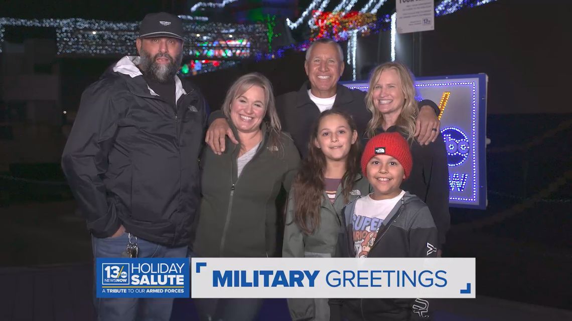 13News Now Holiday Salute Military Greetings