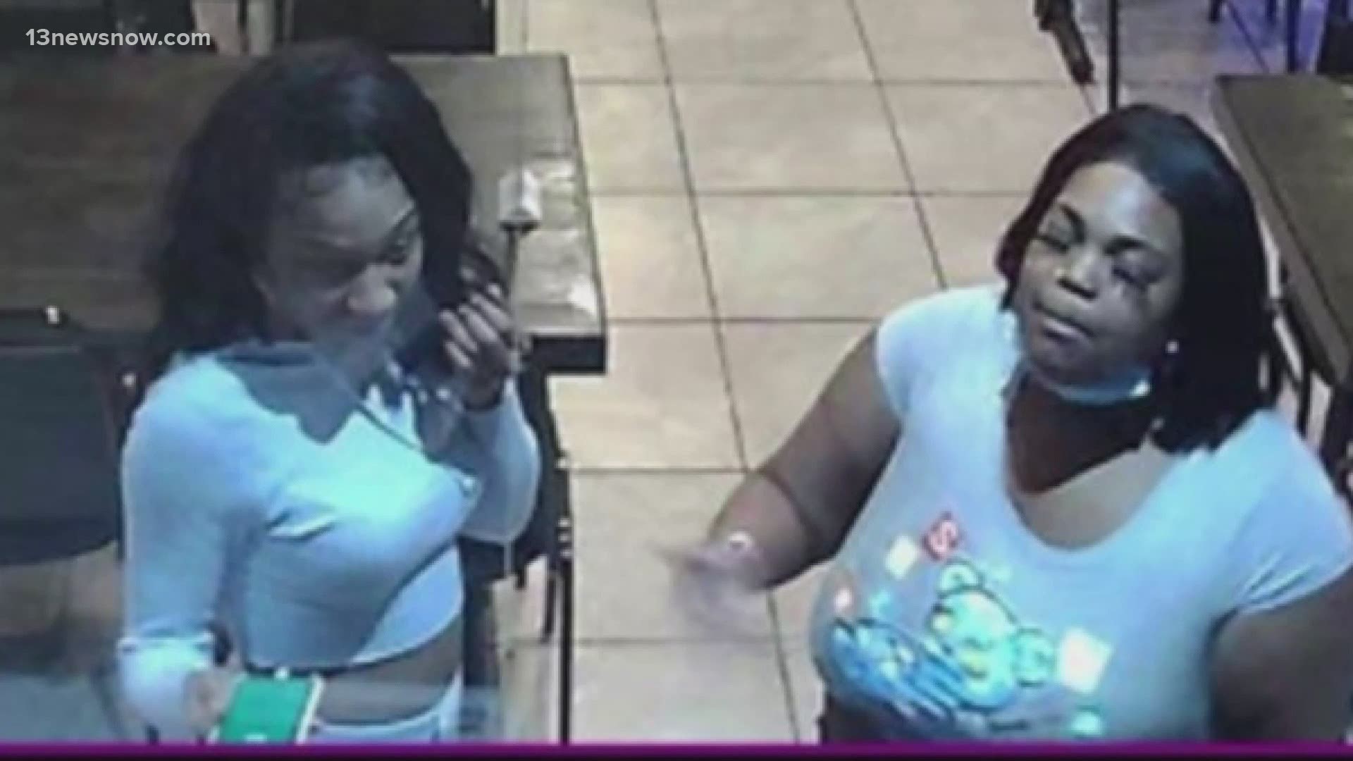 A search is underway for two women accused of assaulting a karaoke bar employee in Virginia Beach and left the bar without paying. 13News Now Ali Weatherton has more