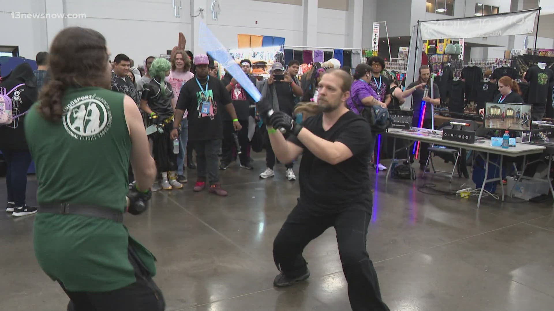 Thousands of people flocked to Virginia Beach for the Tidewater Comicon.