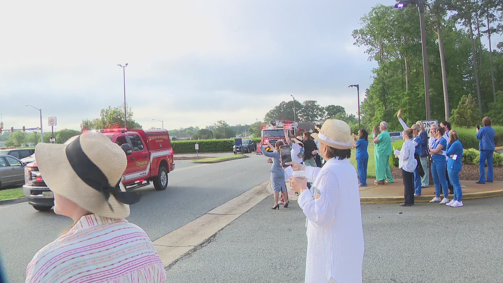 Chesapeake Regional Medical Center honored its nurses with an appreciation parade.