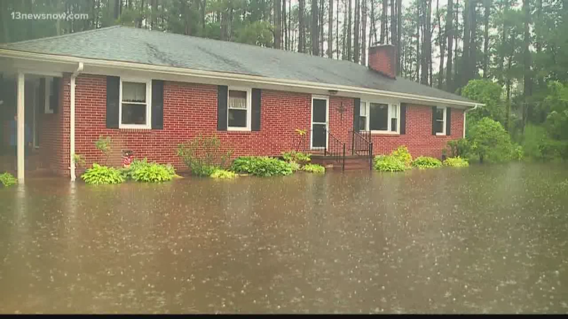 Some roads in Virginia Beach are still closed because of flooding.
