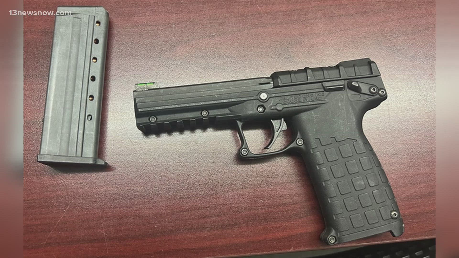 ​The Chesapeake man told officials he had forgotten that he had his loaded gun with him.