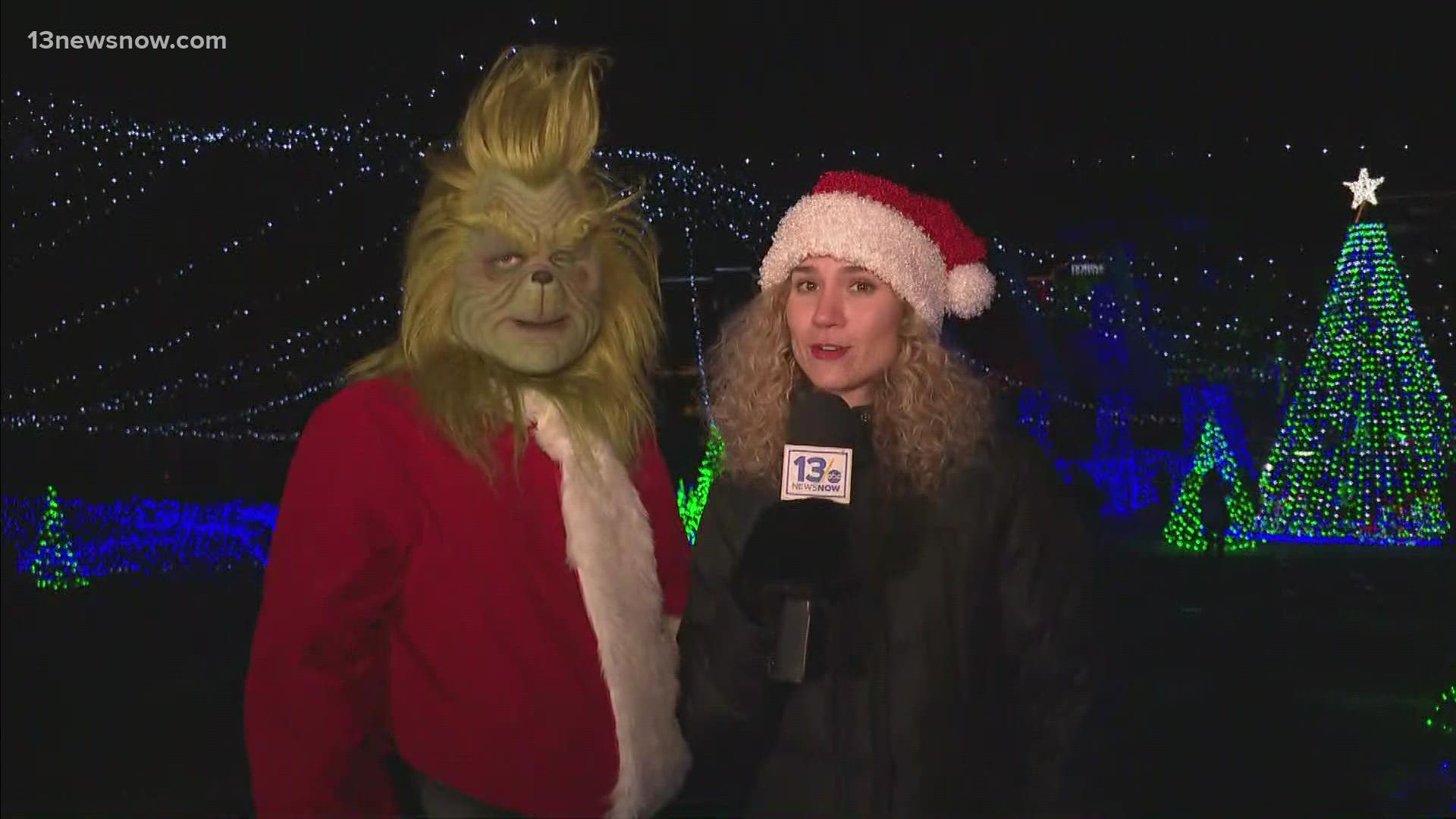 13News Now's Payton Domschke got a chance to talk to the Grinch at WinterFest on the Wisconsin' in Norfolk.