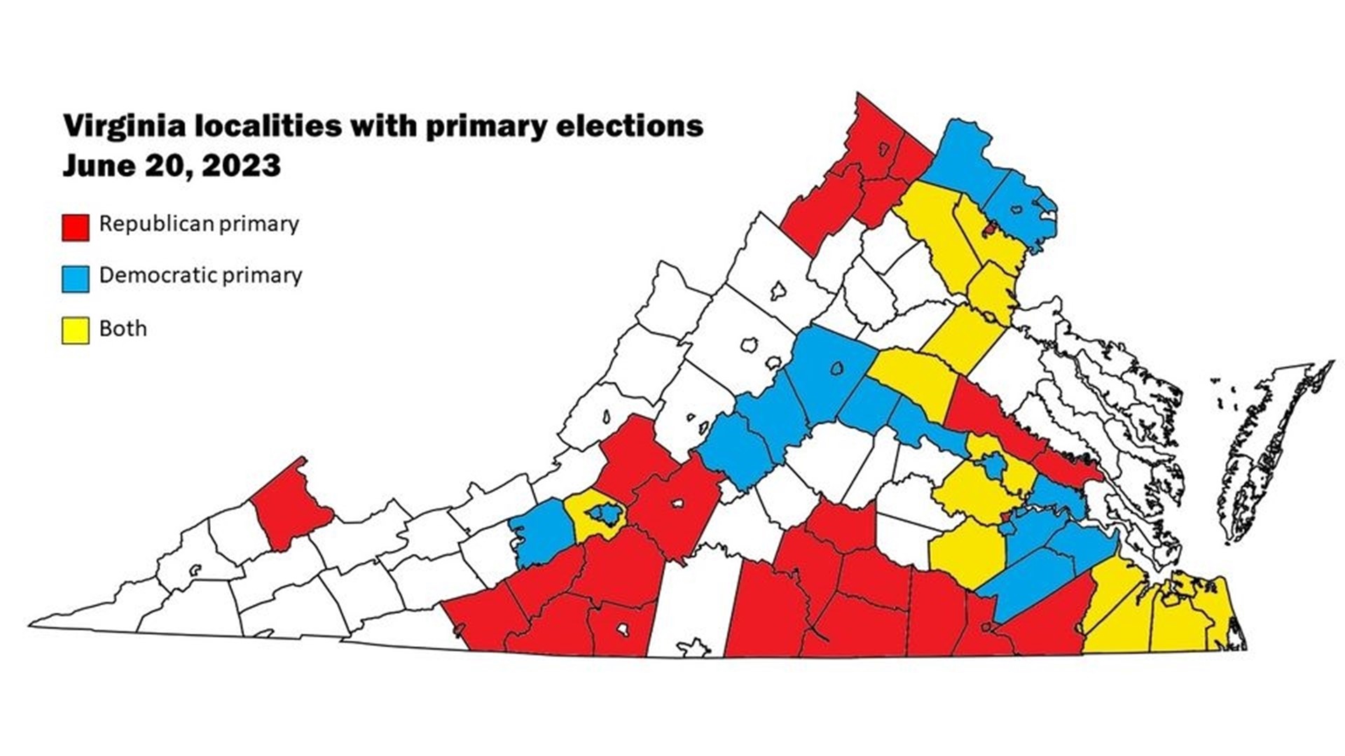 Virginia's 2023 primary election | What to know about voting ...