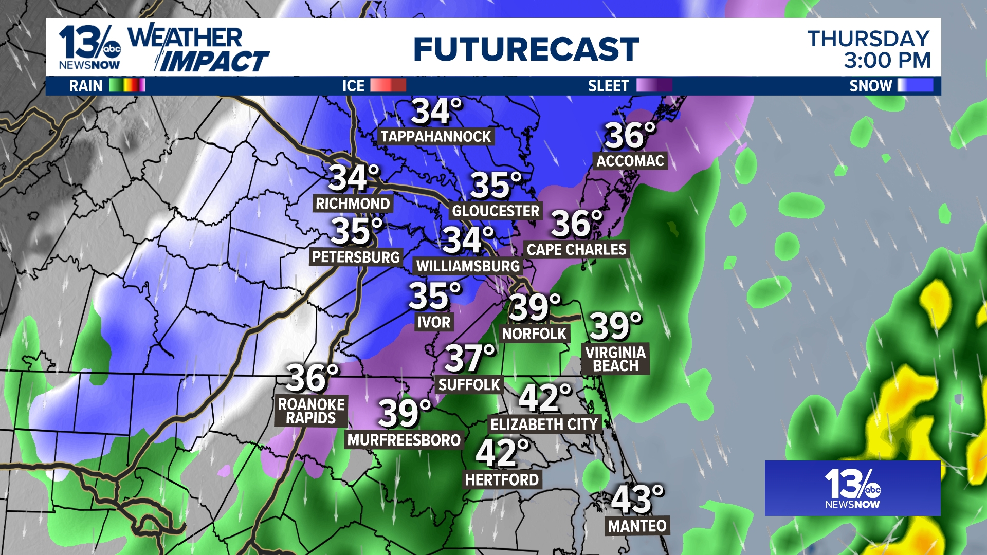 Showers, gusty winds and falling temperatures expected Thursday in ...
