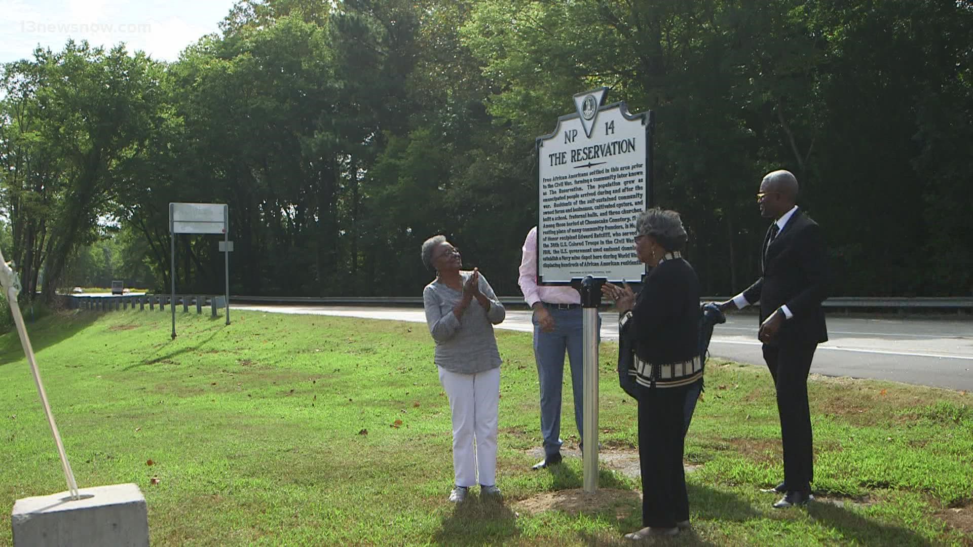 Oral history and family gatherings kept the stories of this free community alive for generations. Now, it's forever cemented in Hampton Roads.