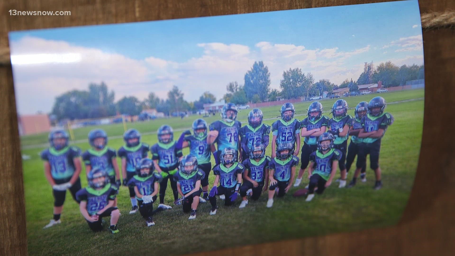 Colorado youth football coach Chris Garcia ordered new team jerseys in July. He only just got them, thanks to the help of a nearby Suffolk worker.