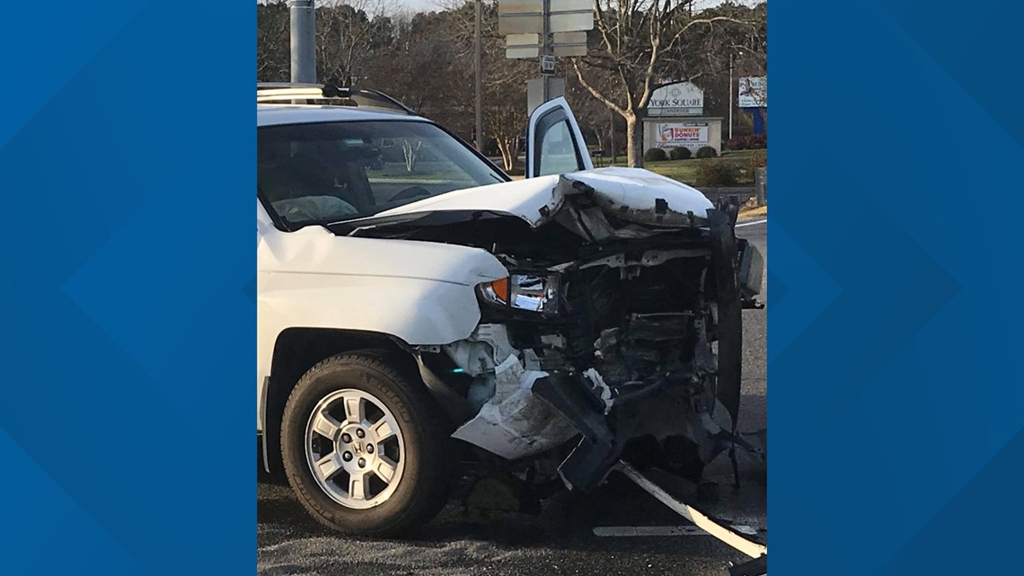 Threevehicle crash in York County sends two people to the hospital