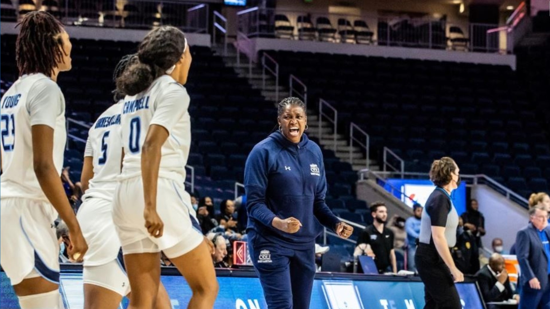 Milton-Jones record at Old Dominion is 59-33 as she enters her 4th season at the school.