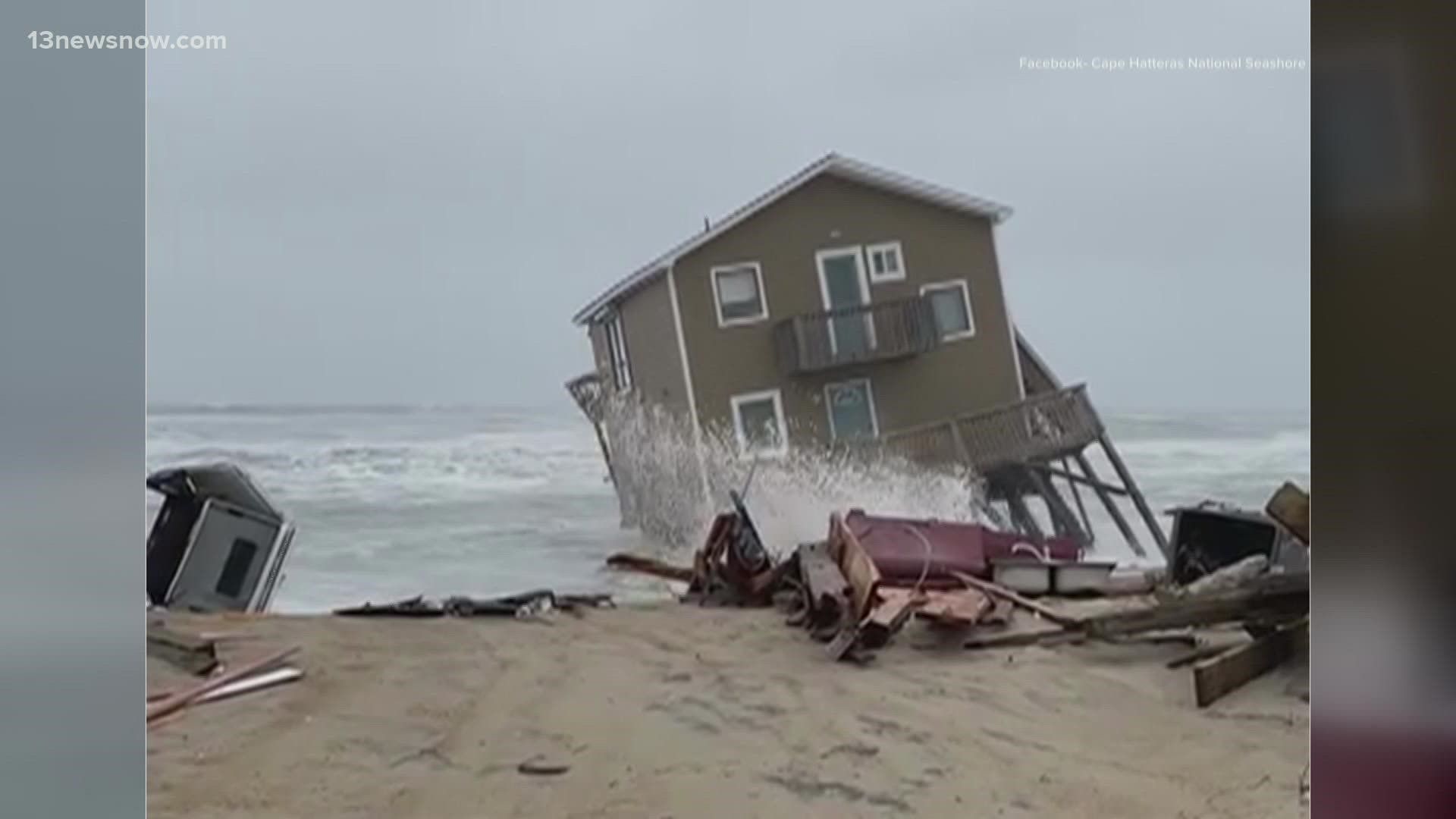 Three homes were washed out to sea in Rodanthe and more could be in danger. Now, there's a race to prolong the lifespan of homes and beaches threatened by erosion.