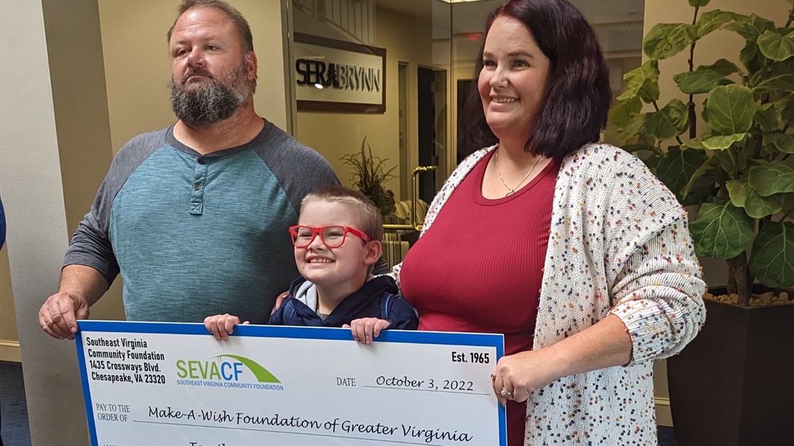 Critically ill child in Chesapeake gets donation for special trip through Make-A-Wish - Vimarsana News