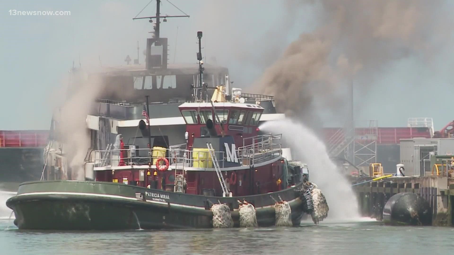The US Coast Guard began a series of formal hearings examining the fire that destroyed the Spirit of Norfolk over the summer.