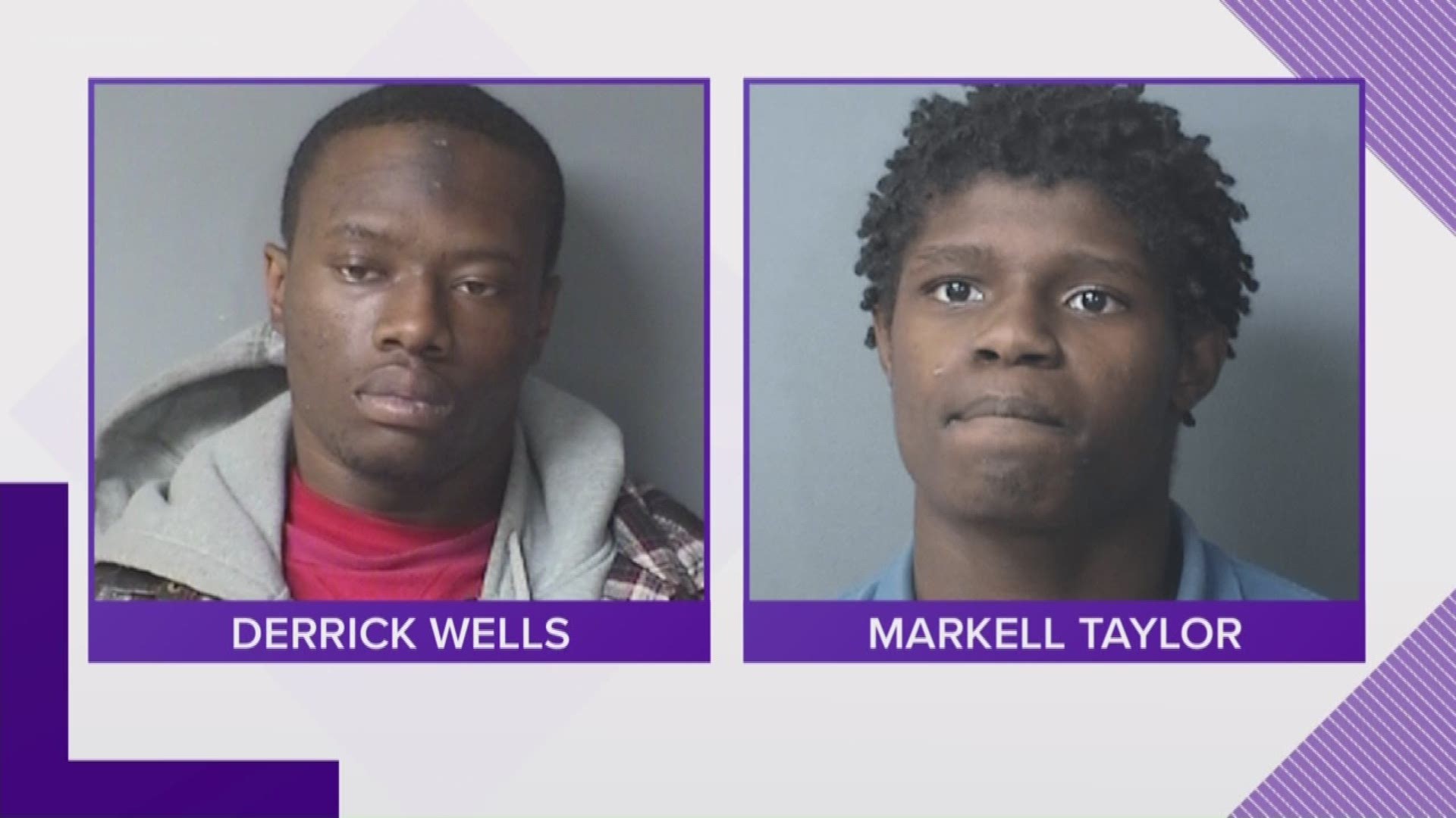 Derrick Wells and Markell Taylor both face charges after an incident involving a deputy that happened on St. Paul's Boulevard in Norfolk.