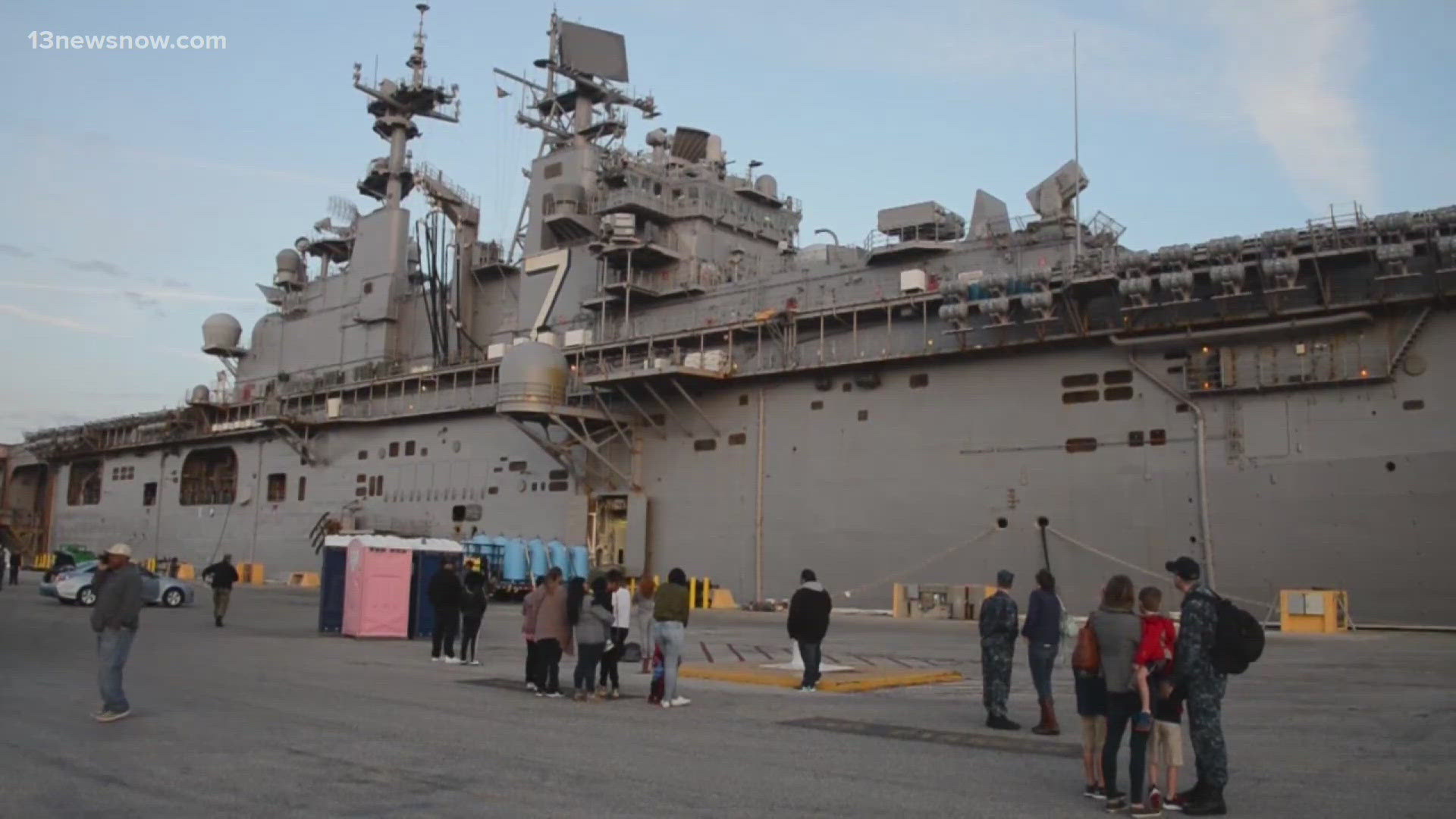 The base will be open to civilians this weekend for ship tours, a carnival and more.