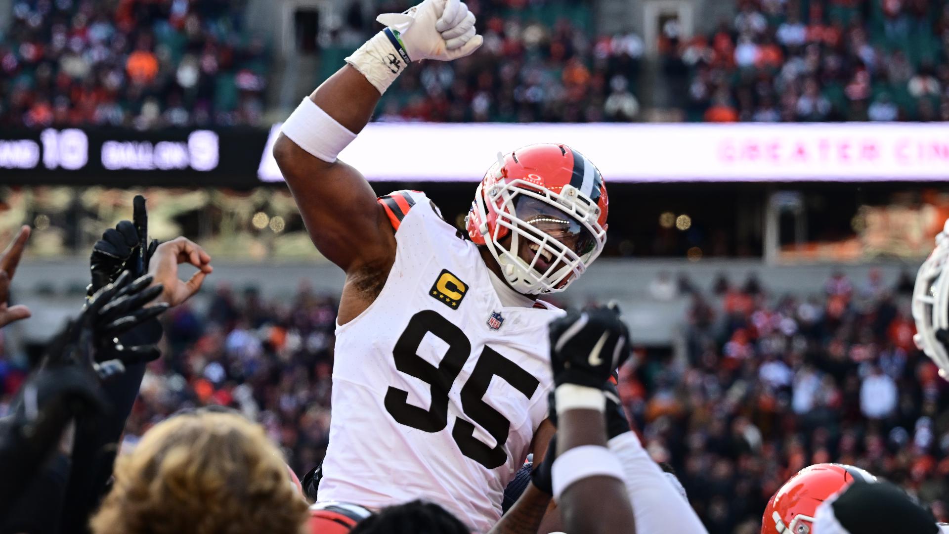 Myles Garrett Breaks NFL Single season Sack Record 13newsnow myles-garrett-breaks-nfl-single-season-sack-record-13newsnow