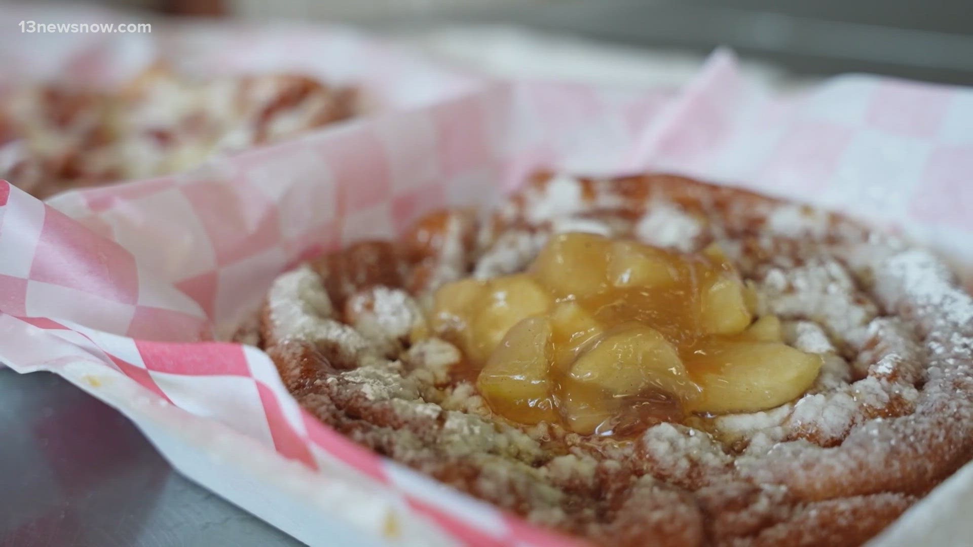 This dessert shop has funnel cakes, cookies, cake, milkshakes, and more!