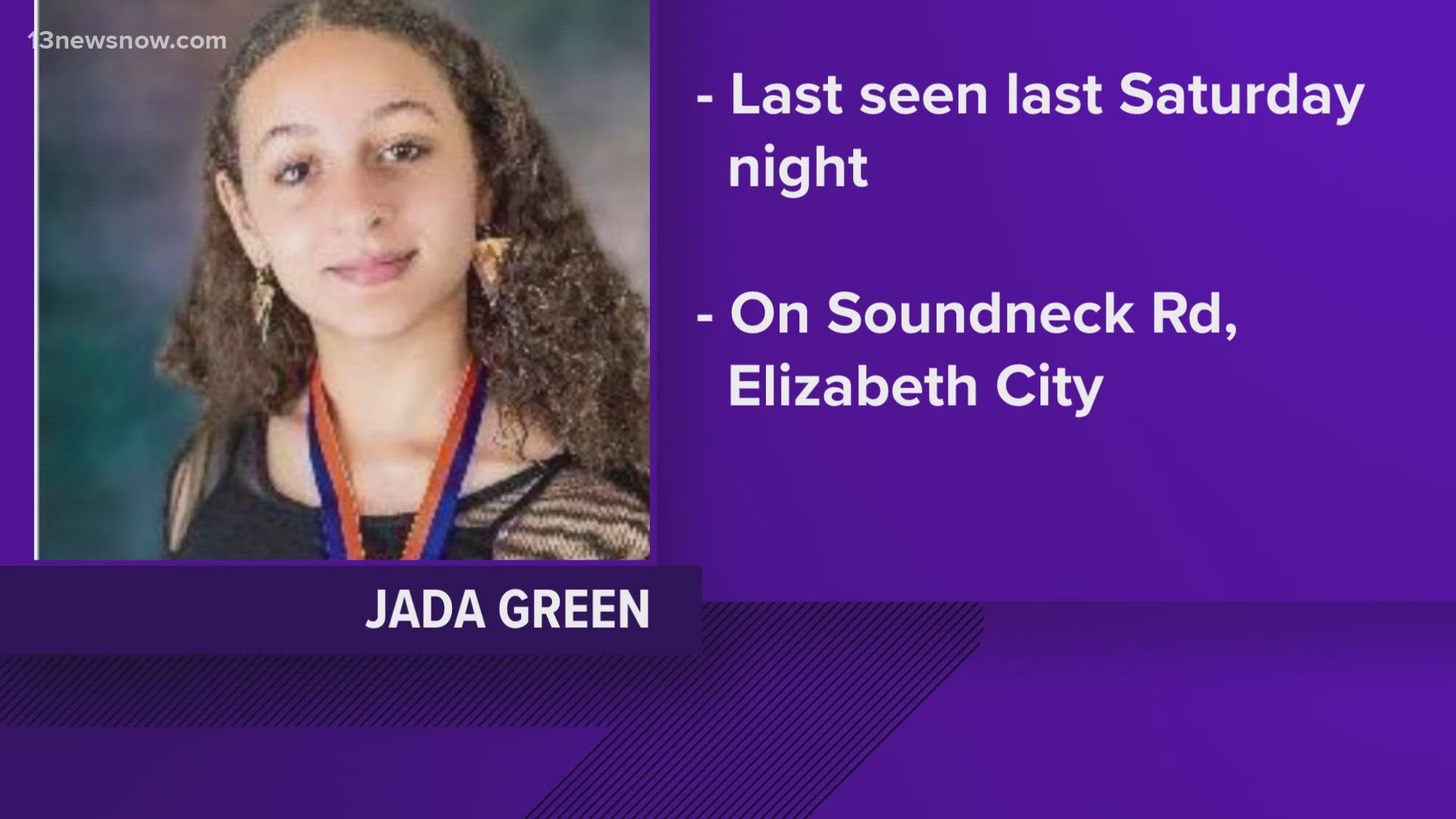 No one has seen 14-year-old Jada Green for almost a week now.
