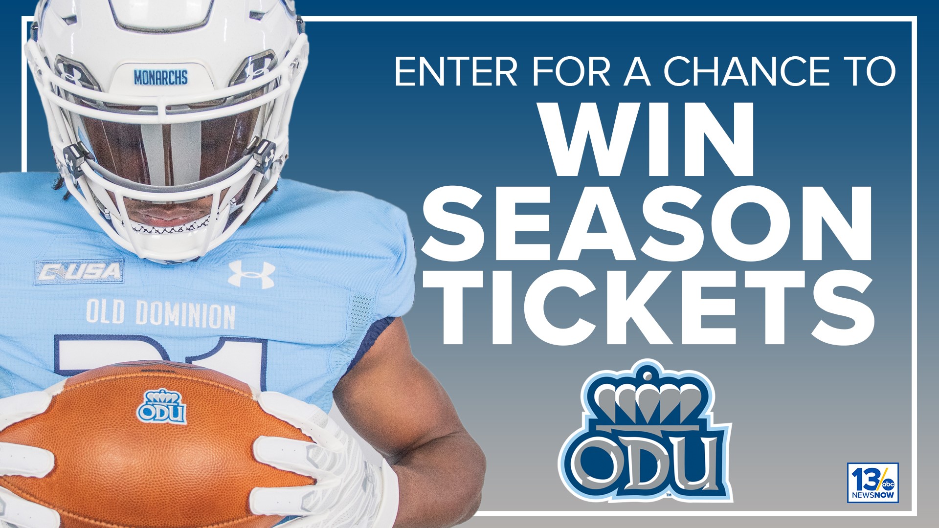 Rules ODU Football sweepstakes