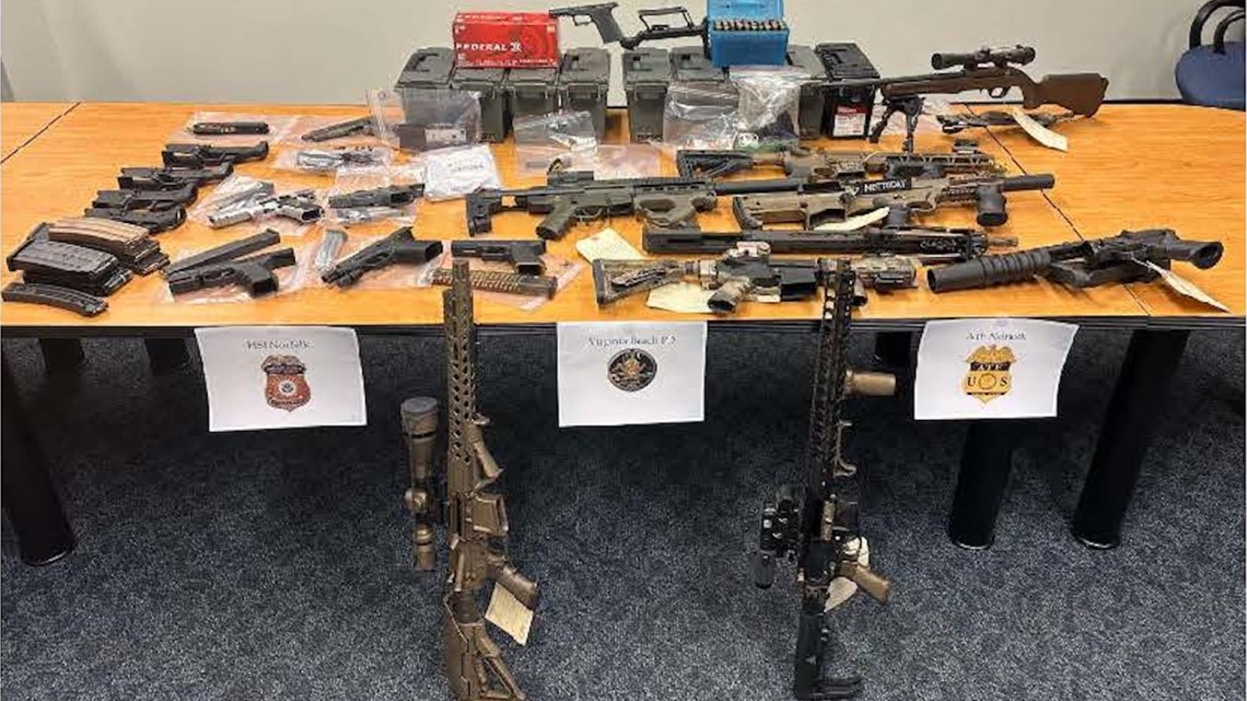Virginia Beach man arrested on firearms, drug charges - Vimarsana News