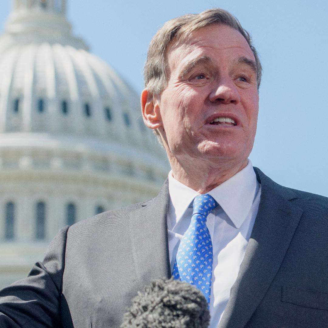 Virginia Sen. Mark Warner officially launches 2026 reelection bid ...