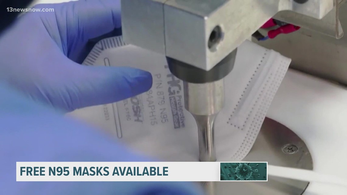 Free KN95 and N95 masks coming to Hampton Roads