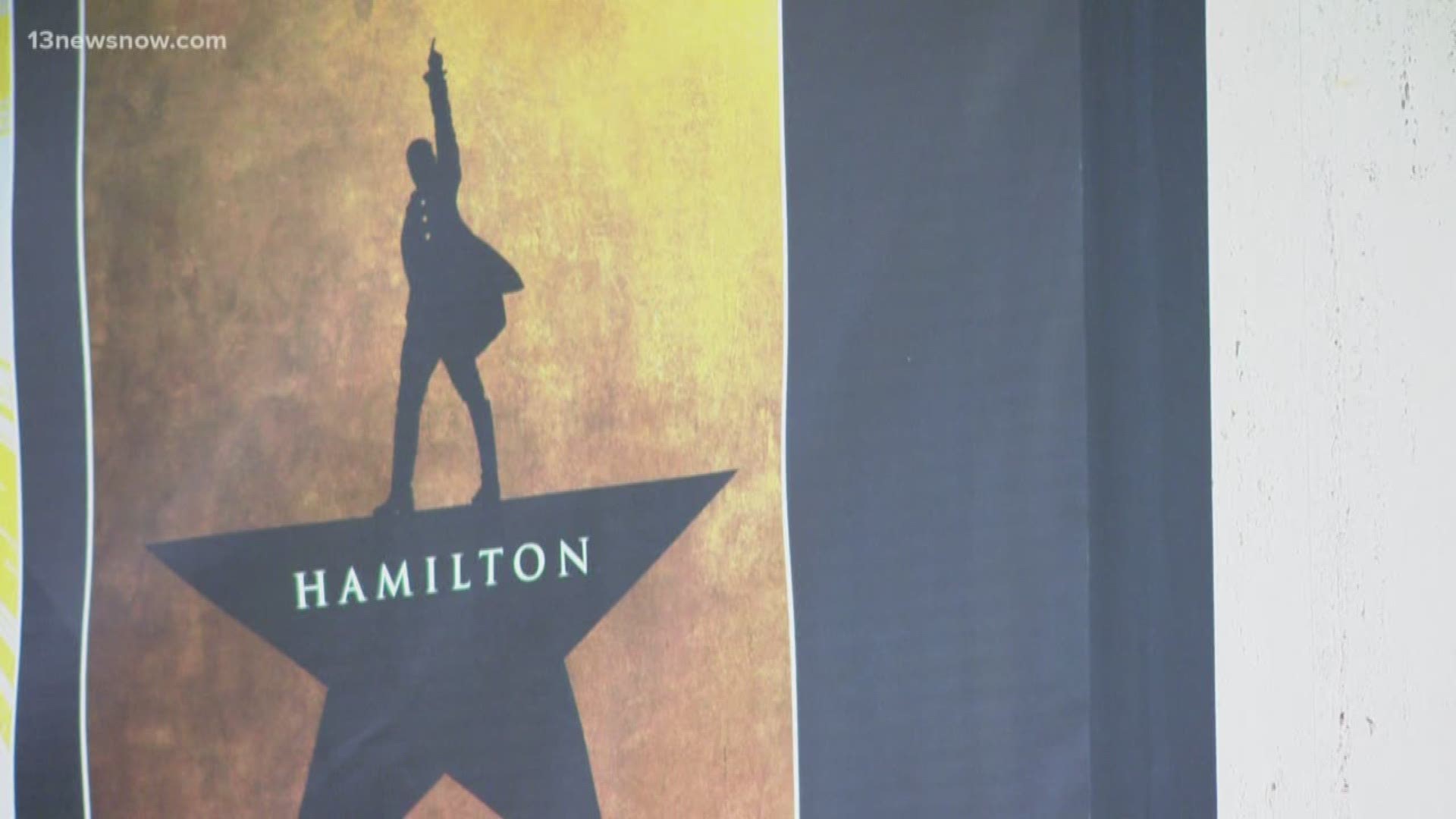 People were lined up for Hamilton Tickets in Norfolk. The Tony Award-Winning Musical is coming to the Chrysler Hall in Norfolk this December.